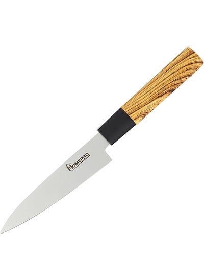 Buy Homepro 5" Utility Knife - Precision - Crafted Stainless Steel Blade Ergonomic Handle Expertly Forged For Exceptional Effortless Carving And Long-Lasting Performance in UAE