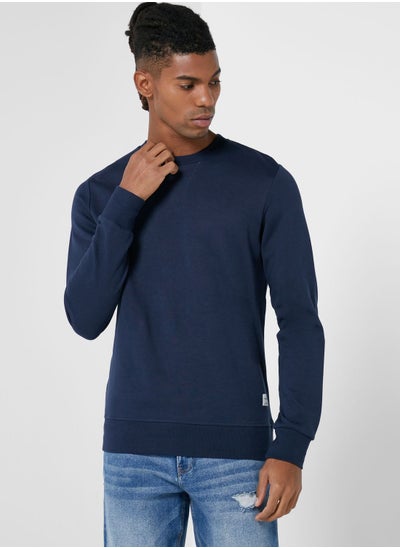 Buy Essential Regular Fit Sweatshirt in UAE