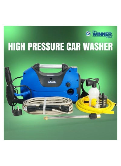 Buy WINNER  High Quality Pressure Washer 1600W 120Bar Max 8 .8L Min 220V  Car Washer High Pressure For Cleaning With Thermal Protector PWM1600 in Saudi Arabia