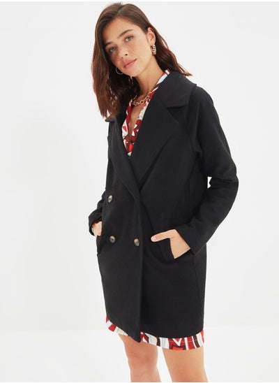 Buy Pocket Detail Oversized Coat in UAE