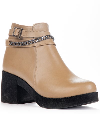 Buy Ankle Boot Z-4 Leather - Coffee in Egypt
