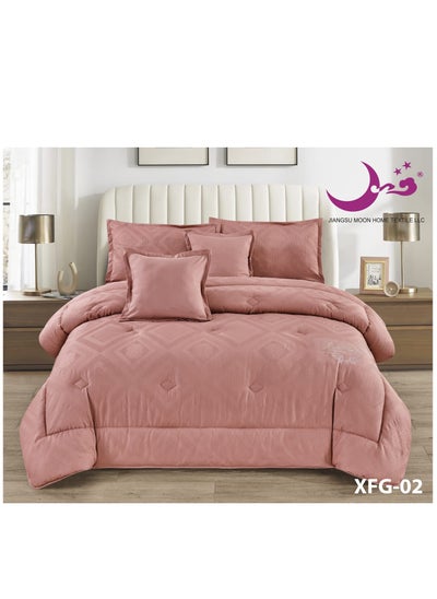 Buy Quilt Set for a king-size Bed for Two People Consisting of 6 Distinctive Pieces Size 240 x 260 cm. in Saudi Arabia