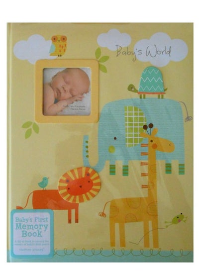 Buy Stepping Stones "Baby'S World" Baby'S First Memory Book Animals in UAE
