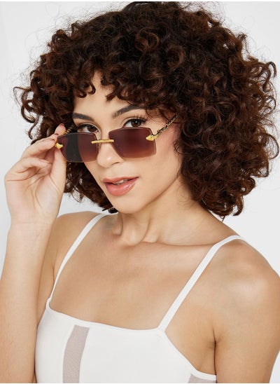 Buy Python Arm Square Len Sunglasses in UAE