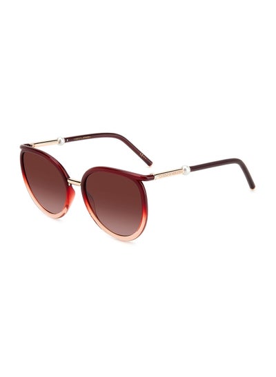 Buy Women's UV Protection Round Sunglasses - Her 0077/S Burg Nude 59 - Lens Size: 59 Mm in UAE