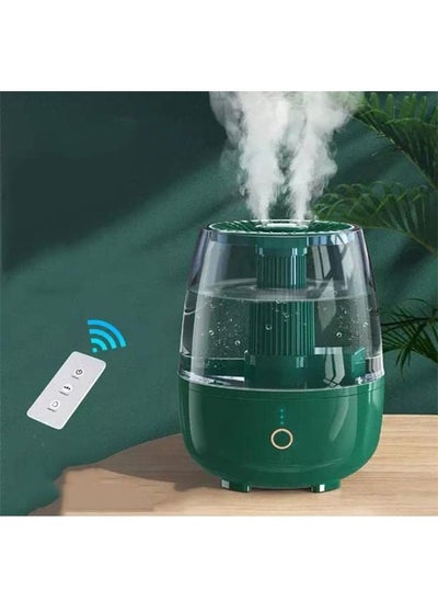 اشتري Adjustable Top Fill Air Quiet 6 Liter Cool Mist Humidifier Green في الامارات