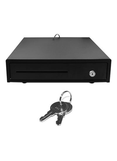 Buy Heavy Duty With Money Tray and Lock Cash Drawer Black in Saudi Arabia