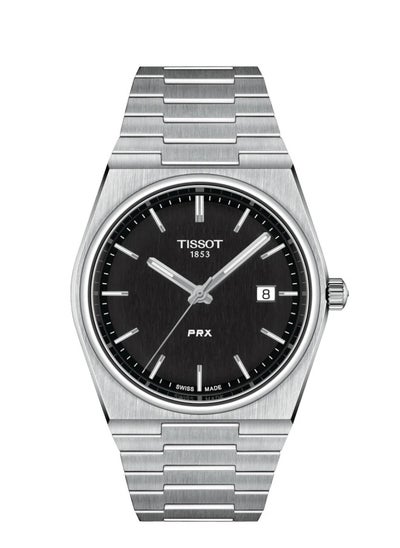 Buy PRX Black Dial Stainless Steel 40mm Mens Swiss Quartz Watch - T137.410.11.051.00 in Saudi Arabia