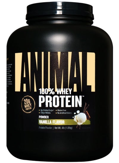 اشتري Animal Whey Vanilla 4 Lb 20G Protein Per Serving في الامارات