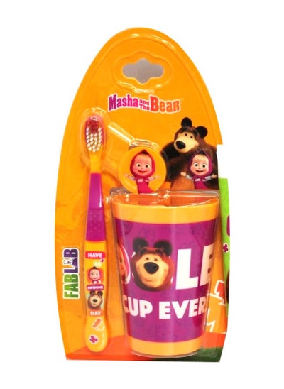 Buy Nickelodeon Masha and the Bear Soft Toothbrush with Cup in Saudi Arabia