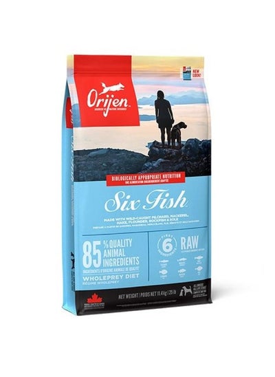 اشتري Orijen Six Fish Dog Dry Food 11.4kg في الامارات