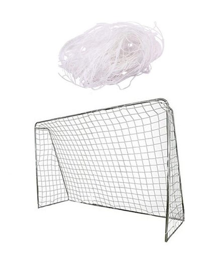 اشتري شبكة هدف كرة القدم من البولي إيثيلين لتدريب كرة القدم بالحجم الكامل 3 × 2 متر ، غير مشمول بالبريد في السعودية