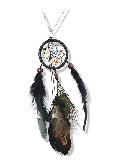 Buy Mirror Accessory With Dream Catcher With Peacock Feather in Egypt