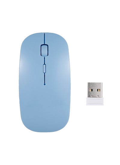 اشتري Laptop Wireless 2.4G Optical Mouse USB Four way Roller Mouse Portable Silent Laptop Mouse 2.4GHz Wireless Transmission Frequency/1000dpi (dpi) Photoelectric Resolution 10m Working Range for Work/Study في السعودية