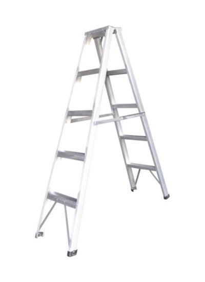 Buy EMC Aluminium Foldable Double Sided Ladder 4 Step in UAE