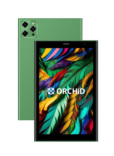 Buy O-830 8-Inch Smart Tablet Single SIM WiFi, Kids Tab Zoom Supported Tablet PC Green Color with international version in UAE