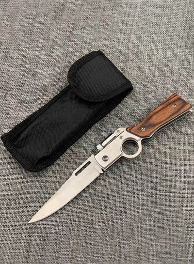 Buy Large Size Folding Knife Outdoor Multi-Function Knife Stainless Steel AK47 Folding Knife Edged Self-Defense Tactical Knife in Saudi Arabia