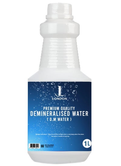 اشتري Demineralized Water: Premium Quality Demineralised Solution for Cosmetics, Irons, Steam Cleaners, Car Batteries, Radiators, Cleaning, and Aquariums - 1 Liter في الامارات