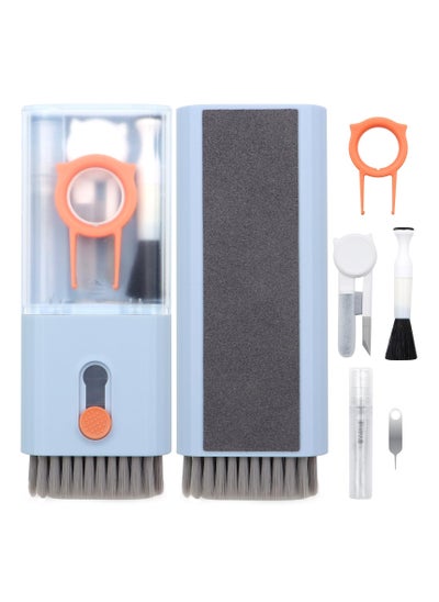 Buy 10-in-1 Keyboard Screen Cleaner Kit, Multifunctional Laptop Cleaning Brush with Keycap Puller and Brush, Screen Wipe Tools for MacBook, Tablet, PC, Phones, Earphone in UAE