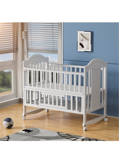 Buy Wooden Baby Cot with Wardrobe and Mosquito Net in Saudi Arabia
