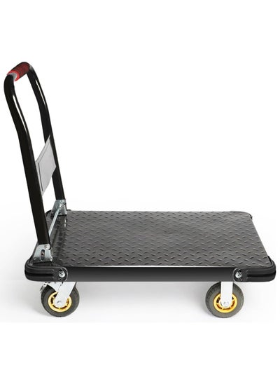 Buy Heavy Duty Folding Industrial Platform Trolley,Platform Truck,Foldable Push Cart,for Home,Garage,and Warehouse in Saudi Arabia