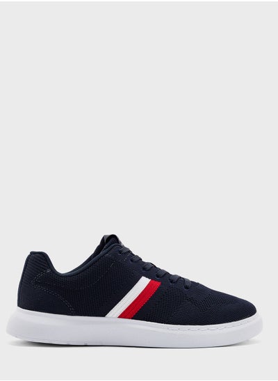 Buy Striped Cupsole Low Top Sneakers in UAE