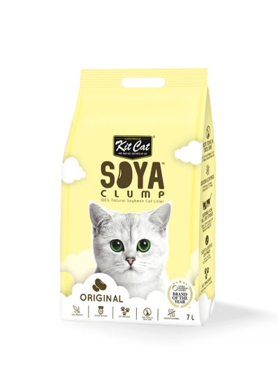 Buy Kit Cat SoyaClump Soybean Unscented Cat Litter 7L in UAE