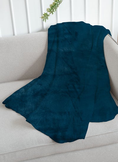 اشتري Flannel Fleece Blanket Single Size (160x220) For All Season, Fluffy Blanket Warm Bed Throws For Sofa & Bed, Comfortable And Soft Flannel Fleece Blanket في الامارات