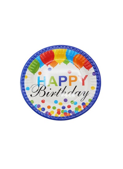 Buy Happy Birthday Paper Plates 7inch, 6pcs Serve Joy on Every Plate in UAE