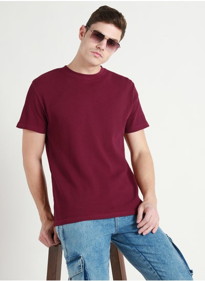 Buy Cotton Relaxed Fit T-shirt in UAE