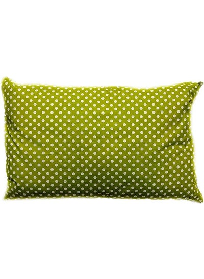 Buy Soft Polycotton Pillow By Valentini Green Queen Size 50 in Saudi Arabia