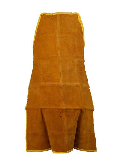 Buy Leather Welding Apron, Heat & Flame Resistant Apron Size 60X90cm, Adjustable M to XXXL, Protective Clothing or Safety Apparel for Blacksmith,Woodwork, Home Improvement, Heavy Duty Work for Men & Women in UAE