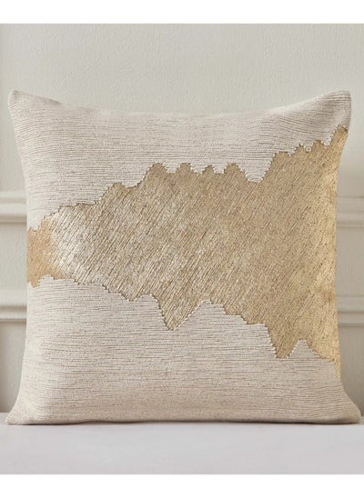 Buy Kintsugi Embroided Filled Cushion 50x50 cm in Saudi Arabia