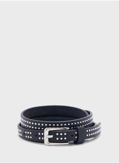 اشتري Stud Detail Slim Belt في الامارات