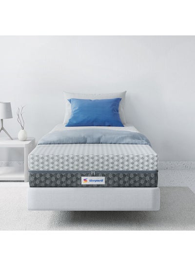 Buy Dual Pro Profiled Foam 100 Night Trial Reversible Single Bed Size Gentle And Firm Triple Layered Anti Sag Foam Mattress White 190x90x20 cm in UAE