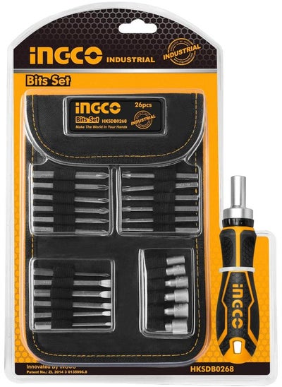 Buy Ingco hksdb0268 Screwdriver  26 Pieces in Egypt