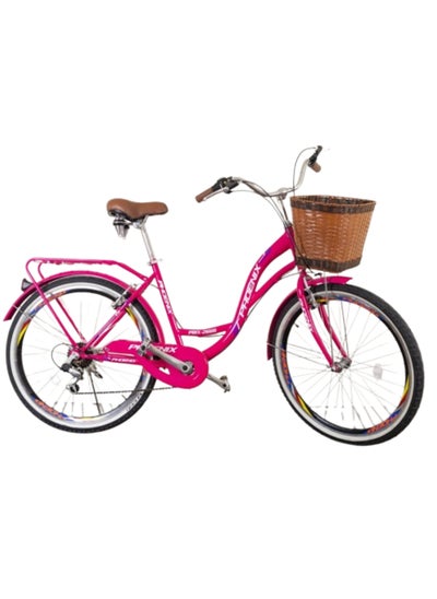 Buy PHONIX Cute Bike - Stylish Steel Frame with 7-Speed Shimano Gears in Egypt