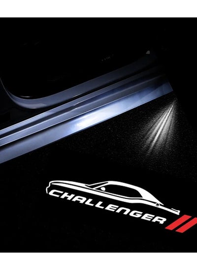 اشتري Dodge Challenger Door Logo Light Car Door Projectors light Welcome Light For Challenger في الامارات