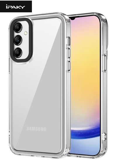 Buy Samsung Galaxy A25 5G Cover, Mixed Material Slim Case Cover,  [Anti Drop][Anti Slip][Shockproof][Non-Stick Fingerprint] Protective Case for Samsung Galaxy A25 5G, Clear in Saudi Arabia