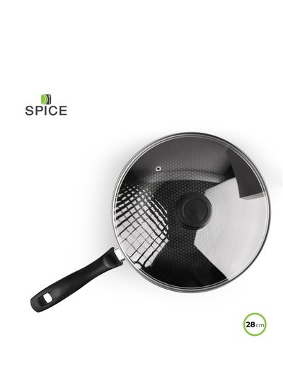 Buy Spice Stripe Wok Pan H-1 28Cm PWS-28 in Saudi Arabia