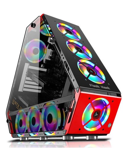 Buy Triangle Mid-Tower ATX PC Gaming Case(Fans are not Included) in Saudi Arabia