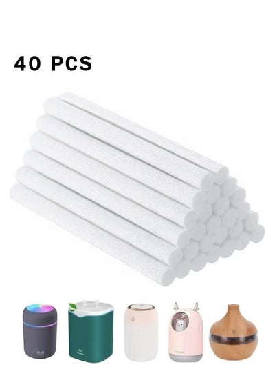 Buy Humidifier Filter Sponge Sticks Diameter Set of 40 Sticks, Universal Sponge Sticks for Air Humidification with Usb-Powered Ultrasonic Humidifier 4 Inch in Saudi Arabia