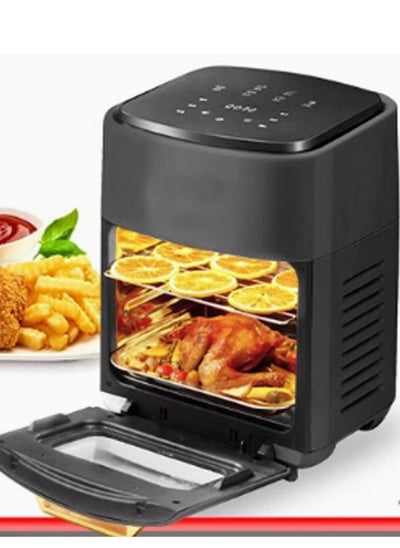 اشتري Multifunct Electric Deep Fryers Without Oil Hot Air Fryer Oil-Free Air Fryer 15L French Fries 1400W Toaster Airfryer Accessories في الامارات