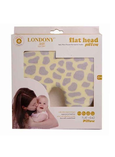 Buy Londony Flat Heart Head Shape Pillow, Baby Pillow Memory Foam, Newborn Baby Head Shaping Pillow For 0-12 Months Infant in UAE