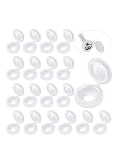 اشتري Hinged Screw Cover Caps Plastic Screw Caps Fold Screw Snap Covers Washer Flip Tops في الامارات