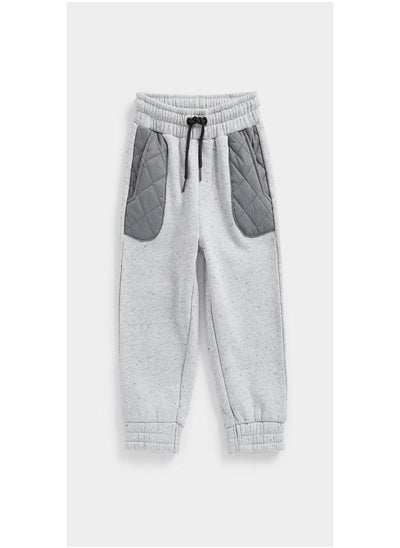 Buy Grey Quilted Joggers in UAE