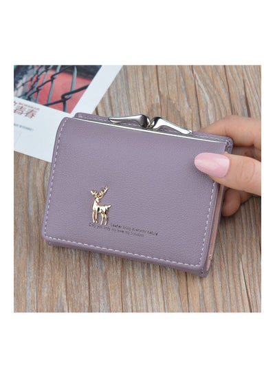 Buy Tri-Fold Wallet Purple in UAE