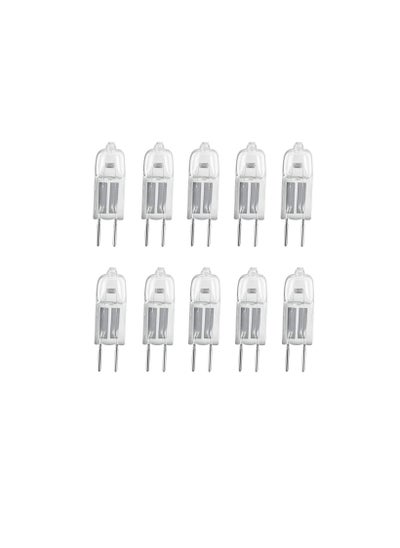 Buy Osram Capsule Lamp Halogen Bulb 12V 20W Warm White Bi Pin G4 for Accent Lights, Under Cabinet Puck Lamp, Chandeliers, Track Lighting Pack of 10, Yellow, 10PCS12V20W in UAE