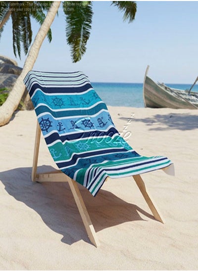 Buy Snooze Beach towel, 170*90 cm, ocean marina design in Egypt