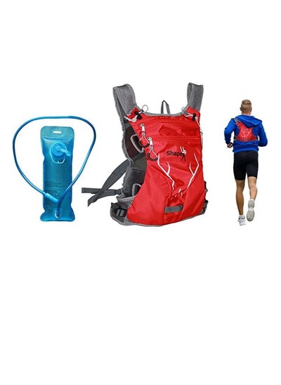 اشتري Hydration Bag with Bladder Vest Camel Backpack Outdoor Sports Breathable Ultralight Running Cycling Hiking Pack 1.5L Water Bladder Reservoir في الامارات